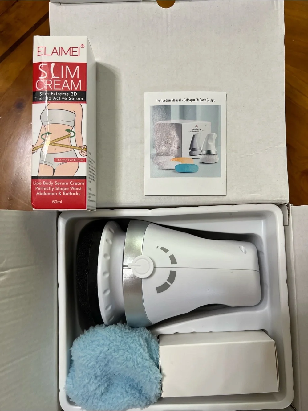Beldogne White & Silver Body Sculpting device